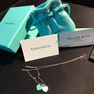 Tiffany & Co. double heart necklace